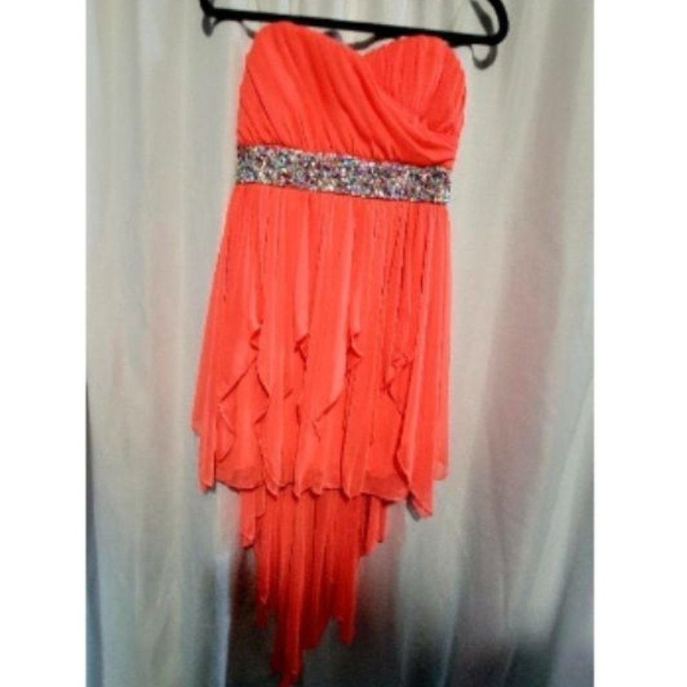 My Michelle Coral Embellished Dress 9